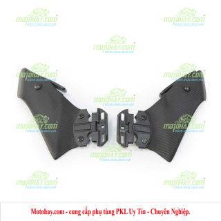 Cánh gió độ gắn gương chiếu hậu Ninja500 carbon mờ