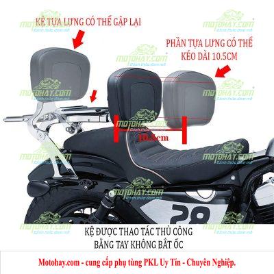 Tựa lưng gập cho Eliminator 500 loại di động